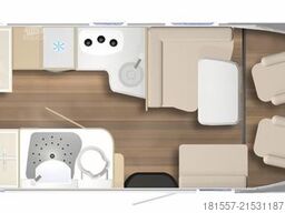 BÜRSTNER Lyseo Time Skyline 726 G Safety Paket, Hubbett