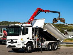 MERCEDES-BENZ AROCS 2640 HMF 1643 Z2 + FUNK * Bordmatic * 6x4
