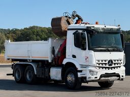 MERCEDES-BENZ AROCS 2640 HMF 1643 Z2 + FUNK * Bordmatic * 6x4