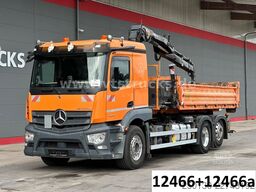 MERCEDES-BENZ Actros 2546L 6x2 Lenk-/Lift Abroller mit Kran