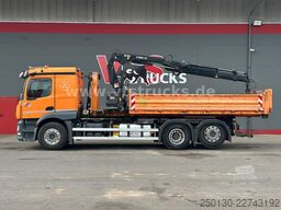 MERCEDES-BENZ Actros 2546L 6x2 Lenk-/Lift Abroller mit Kran