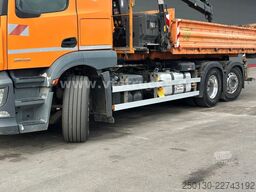MERCEDES-BENZ Actros 2546L 6x2 Lenk-/Lift Abroller mit Kran