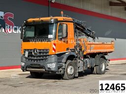 MERCEDES-BENZ Arocs 1833K 4x2 Meiller-DSK mit Hiab Ladekran