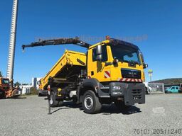 MAN 18.340 TGM 4x4 BB Hiab Funk Kran*Allrad
