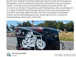 CHEVAL LIBERTE Debon 1300 Cargo-Motorrad nur MIETE ab 35¤ Tag