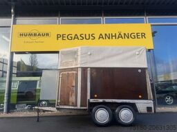 WESTFALIA 2-Pferdeanhänger Holz/Plane Sattelka.