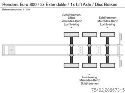 Renders Euro 800 / 2x Extendable / 1x Lift Axle / Disc ...