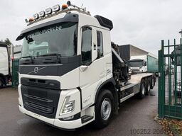 Volvo FH 500 8x4 TRIDEM HOOKLIFT + (25m!) CRANE HIAB ...