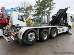 Volvo FH 500 8x4 TRIDEM HOOKLIFT + (25m!) CRANE HIAB ...
