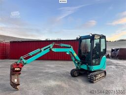 Kobelco SK18 Mini excavator w/ Powertilt, 3 buckets, rippe