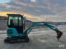 Kobelco SK18 Mini excavator w/ Powertilt, 3 buckets, rippe