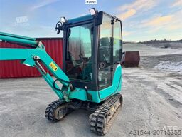Kobelco SK18 Mini excavator w/ Powertilt, 3 buckets, rippe