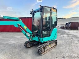 Kobelco SK18 Mini excavator w/ Powertilt, 3 buckets, rippe