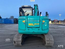 Kobelco SK75SR Crawler Excavator w/ Rototilt and Cleaning