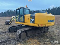 Komatsu PC290LC-7K tracked excavator w/ bucket