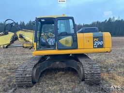 Komatsu PC290LC-7K tracked excavator w/ bucket