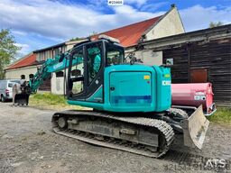 Kobelco SK140SRLC-3 crawler excavator with tiltrotator and