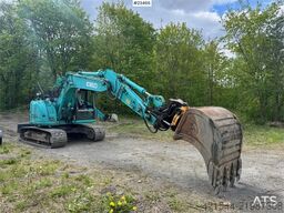 Kobelco SK140SRLC-3 crawler excavator with tiltrotator and