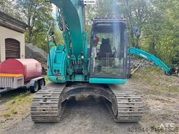 Kobelco SK140SRLC-3 crawler excavator with tiltrotator and
