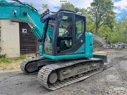 Kobelco SK140SRLC-3 crawler excavator with tiltrotator and