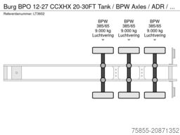 Burg BPO 12-27 CCXHX 20-30FT Tank / BPW Axles / ADR ...
