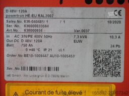 INDUSTRIE AUTOMATION powertron HE D 48V/120A