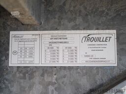 FRUEHAUF  TROUILLET / KONTENER / KOFFER / DWIE OSIE PODNO