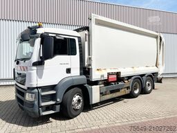 MAN TGS 26.320 6x2-4 LL TGS 26.320/400 6x2-4 LL, Rechtslenker, Retarder, Lift-/Lenkachse, VDL Translift Seitenlader