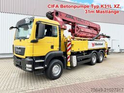 MAN TGS 33.440 6X4 BB TGS 33.440 6X4 BB, Betonpumpe CIFA K31L XZ, 31m Mast