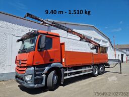 Mercedes-Benz Arocs 2545 L/6x2/4 Arocs 2545 L/6x2/4, Atlas Kran, 145.2-A19 VB, 9,4m-1.51 to, Lenkachse, entlastbar, Retarder, Klima,