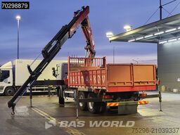 Scania P340 6X4 HMF 4220 K6 Crane Winch Tipper Full St...