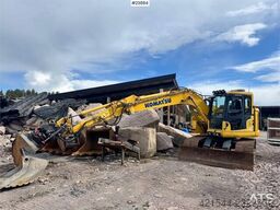 Komatsu PC138US-11 Excavator with Rototilt and Grading Buc