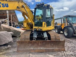 Komatsu PC138US-11 Excavator with Rototilt and Grading Buc