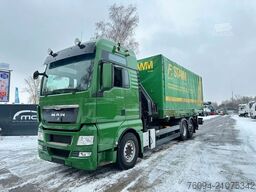 MAN TGX 26.480 Kran 25m, Wechselpritsche , Container