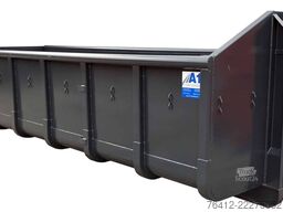 A1 Container Normbehälter 15 m³ Doppelflügeltür ? RAL 7016 Anthrazitgrau ? Abrollcontainer