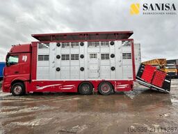 MERCEDES-BENZ Benz Actros 2551/Viehtransporter/Finkl 3 Stock
