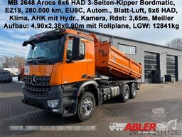 MERCEDES-BENZ 2648 Actros 6x6 HAD 3-S. Kipper Bordmatic