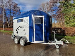 Cheval Liberté 2er Pferde Trailer Gold 3 premium blau Sattelkammer
