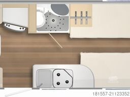 BÜRSTNER Premio 460 TL 1700 kg, Duschpaket, Truma-Therme