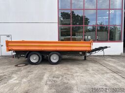 Obermaier 14  14,2 t Tandemkipper- Tieflader