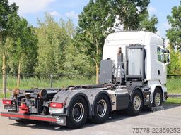 Scania R580 V8 8X4 RETARDER BIG AXLES HOOKLIFT FULL AIR