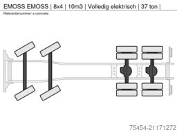 EMOSS EMOSS | 8x4 | 10m3 | Volledig elektrisch | 37 t...