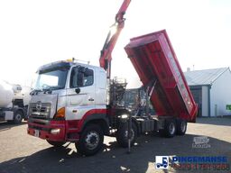 Hino FY1EUKA 8x4 tipper RHD + Palfinger E120L + grapple