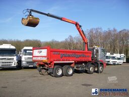 Hino FY1EUKA 8x4 tipper RHD + Palfinger E120L + grapple
