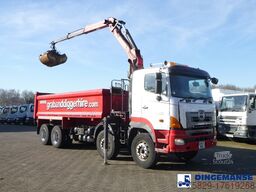 Hino FY1EUKA 8x4 tipper RHD + Palfinger E120L + grapple