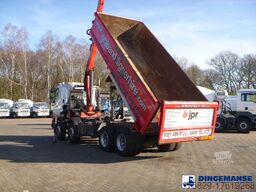 Hino FY1EUKA 8x4 tipper RHD + Palfinger E120L + grapple