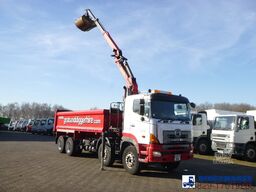 Hino FY1EUKA 8x4 tipper RHD + Palfinger E120L + grapple