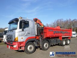 Hino FY1EUKA 8x4 tipper RHD + Palfinger E120L + grapple