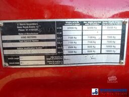 Hino FY1EUKA 8x4 tipper RHD + Palfinger E120L + grapple