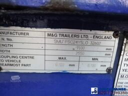 M & G 3-axle container trailer 20-30 ft